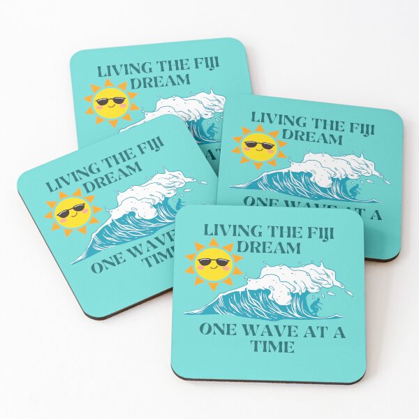 Item preview, Living the Fiji Dream - One wave at a time designed and sold by JabezFj.
