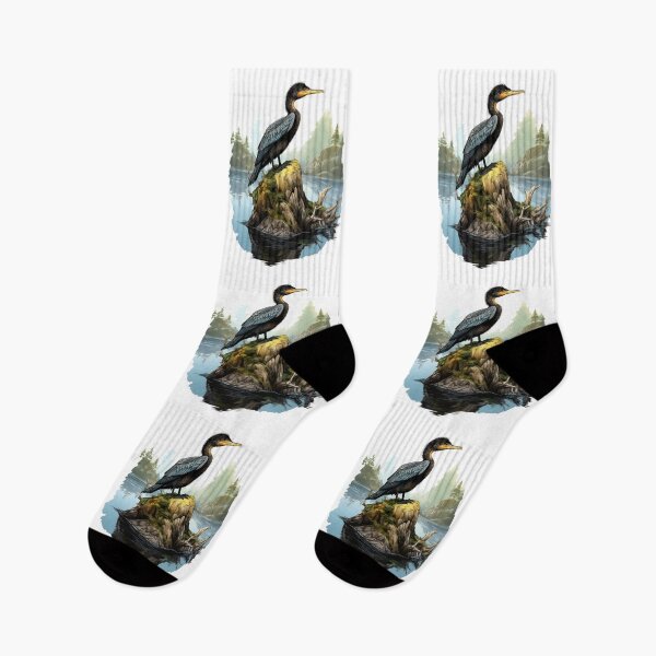Item preview, cormorant bird designed and sold by DerSenat.