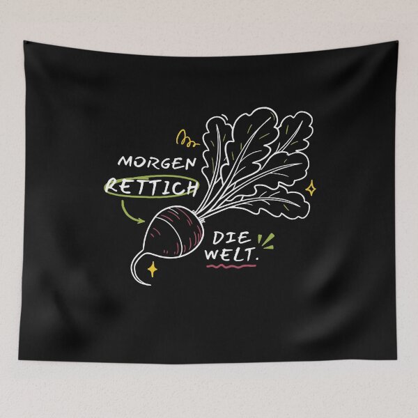 Item preview, Heute Rettich Die Welt Radish Lover designed and sold by MooonTees.