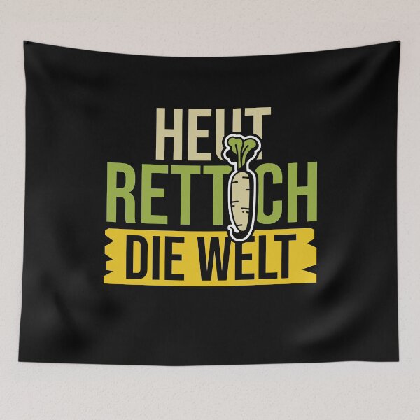 Item preview, Heute Rettich Die Welt Radish Lover designed and sold by MooonTees.