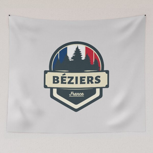 Item preview, Béziers France Retro Vintage Badge designed and sold by World Designs.