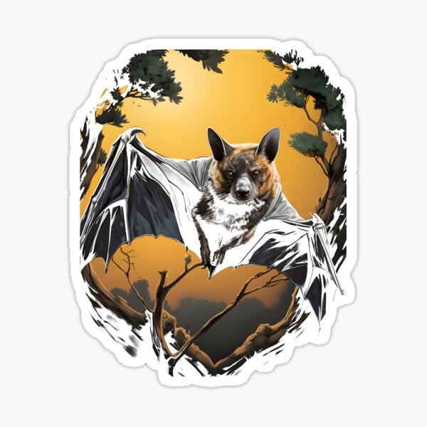 Item preview, Flughund Fledermaus designed and sold by DerSenat.