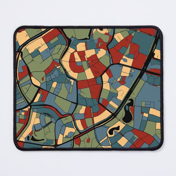 Item preview, Breda Brabant Netherlands City Map Travel Poster Art designed and sold by Stadify.