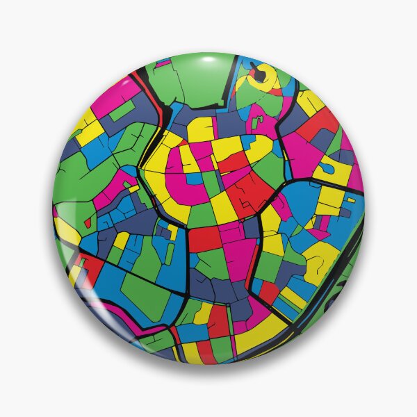 Item preview, Breda Brabant City Map Pop Art designed and sold by Stadify.