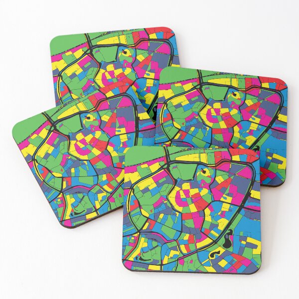 Item preview, Breda Brabant City Map Pop Art designed and sold by Stadify.