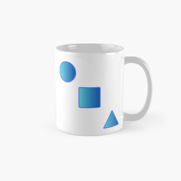 Item preview, Geometric Harmony: Blue Gradient Shapes designed and sold by Adam Krzysztof Wiatr.