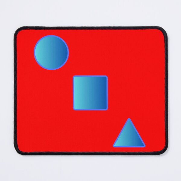 Item preview, Geometric Harmony: Blue Gradient Shapes designed and sold by Adam Krzysztof Wiatr.