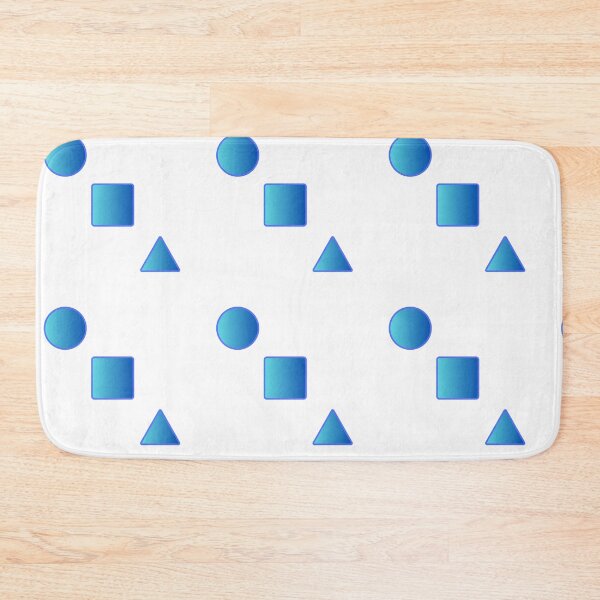 Item preview, Geometric Harmony: Blue Gradient Shapes designed and sold by Adam Krzysztof Wiatr.