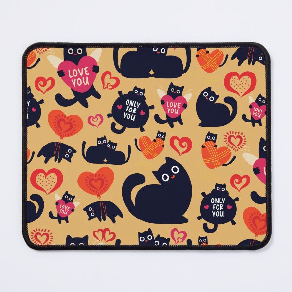 Item preview, Cats Pattern Valentine's Day designed and sold by HappyHavenStu.