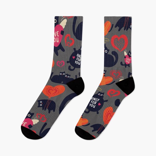 Item preview, Cats Pattern Valentine's Day designed and sold by HappyHavenStu.
