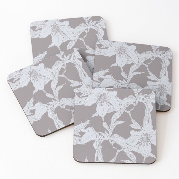 Item preview, Elegant seamless pattern with hand drawn line Anemone flowers. designed and sold by MatyKotiv.