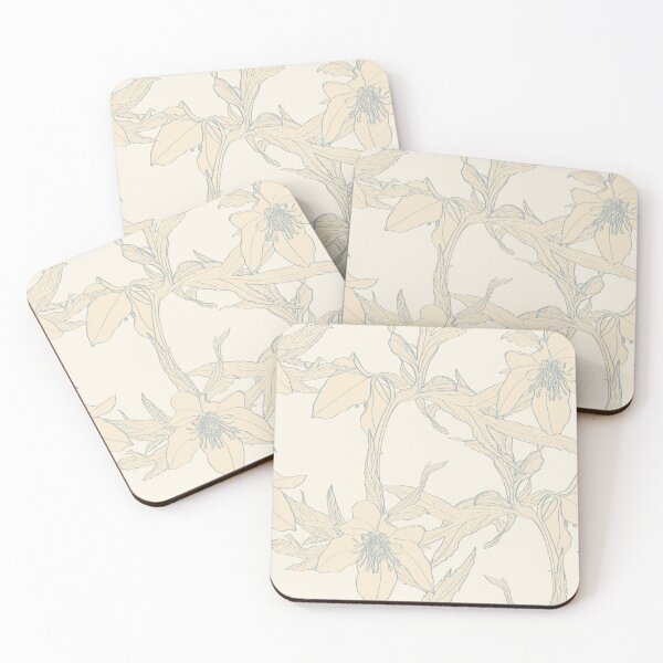 Item preview, Elegant seamless pattern with hand drawn line Anemone flowers. designed and sold by MatyKotiv.