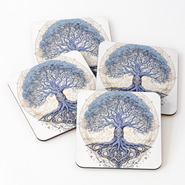 Item preview, Yggdrasil, Sacred Tree of Ragnarok and Rebirth designed and sold by AM FineArtPrints.