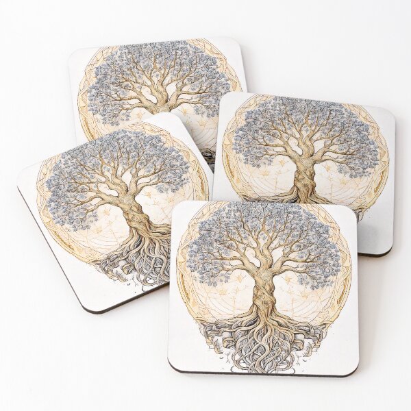 Item preview, Yggdrasil, Sacred Tree of Ragnarok and Rebirth designed and sold by AM FineArtPrints.