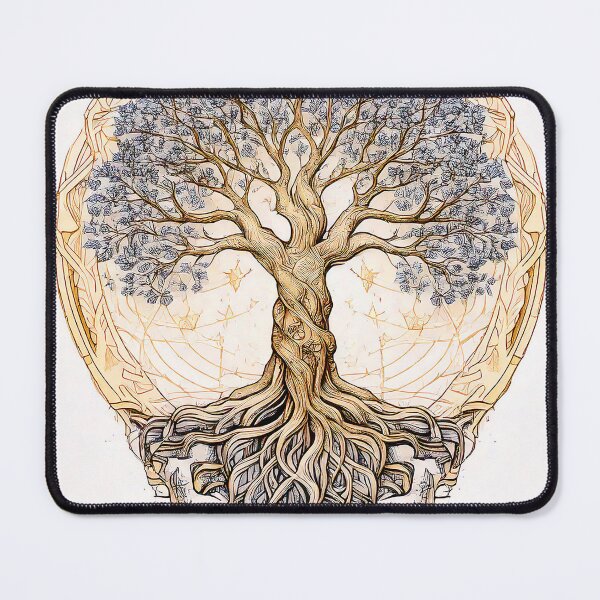 Item preview, Yggdrasil, Sacred Tree of Ragnarok and Rebirth designed and sold by AM FineArtPrints.
