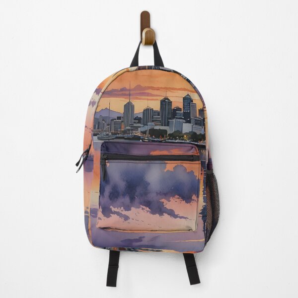 Item preview, Auckland Skyline at Sunset: Iconic Sky Tower & Silhouetted Cityscape designed and sold by LSVart.