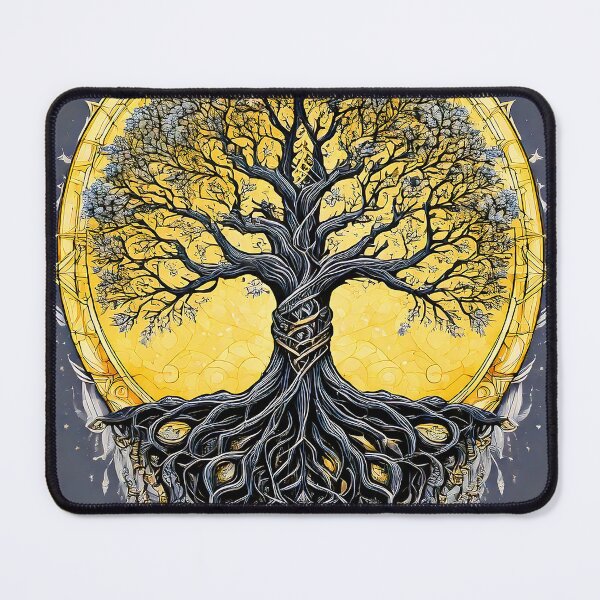 Item preview, Yggdrasil, Sacred Tree of Ragnarok and Rebirth designed and sold by AM FineArtPrints.