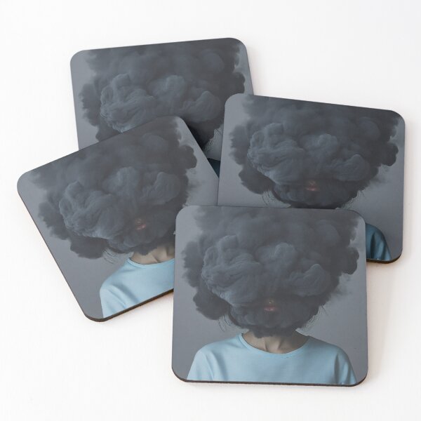 Item preview, A surreal figure cloaked in smoke designed and sold by anytka.