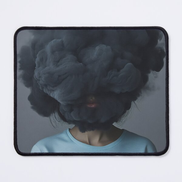 Item preview, A surreal figure cloaked in smoke designed and sold by anytka.