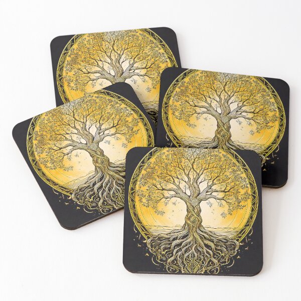 Item preview, Yggdrasil, Sacred Tree of Ragnarok and Rebirth designed and sold by AM FineArtPrints.