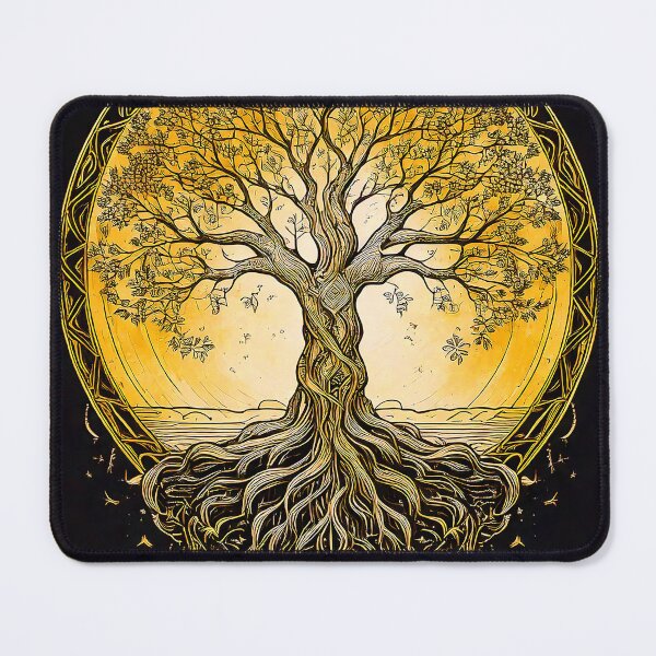 Item preview, Yggdrasil, Sacred Tree of Ragnarok and Rebirth designed and sold by AM FineArtPrints.