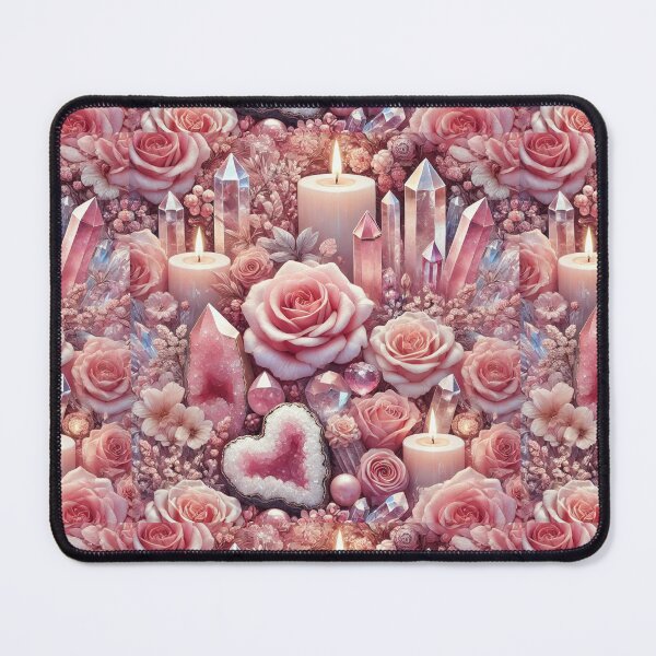 Item preview, Ethereal Crystal Bloom: A Romantic Gemstone & Floral Elegance designed and sold by Meta2Physical.