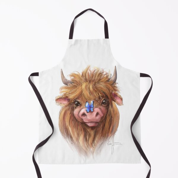 Item preview, Highland Rendezmoo Cow Animal Art Sheep Incognito by Conni Togel designed and sold by sheepincognito.
