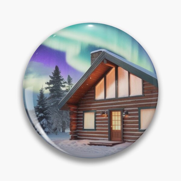 Item preview, Shelter Under the Northern Lights – Winter Magic designed and sold by StormArte.