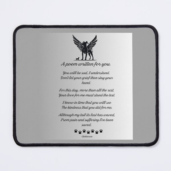 Item preview, A Poem Written For You... Dog designed and sold by AnimalVibes.