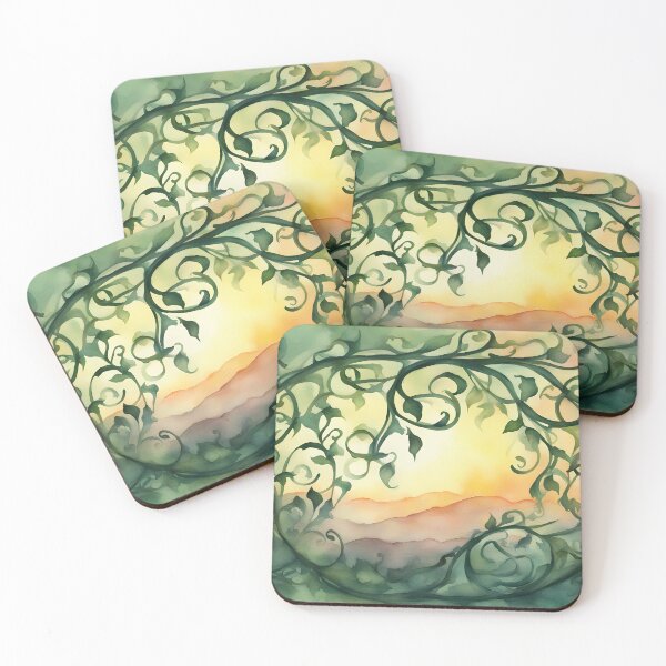 Item preview, Green Curly Vine designed and sold by CalmnessbyChoice.