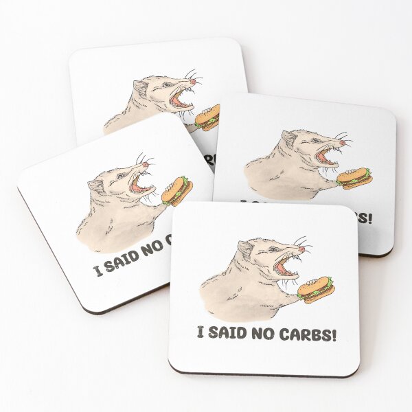 Item preview, I said no carbs! - Funny opossum on keto diet designed and sold by sashashuba.