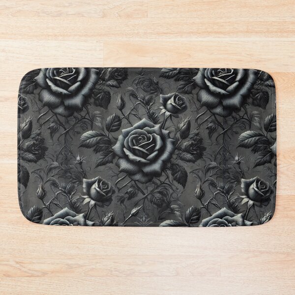 Item preview, Noir Rose Elegance: A Dark Floral Tapestry designed and sold by Meta2Physical.
