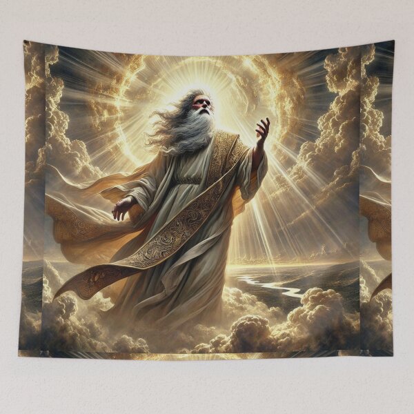 Item preview, "And Enoch Walked with God" – The Ascension of Enoch Verse: Genesis 5:24 (KJV) designed and sold by Meta2Physical.
