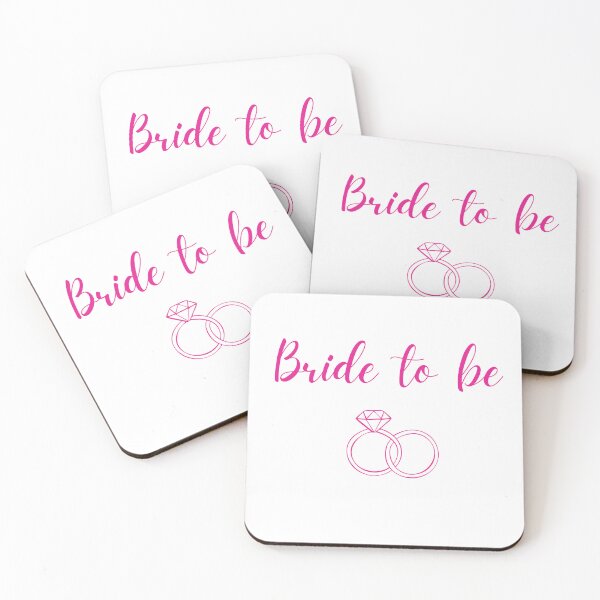Item preview, Bride to be pink style designed and sold by A2B Style.