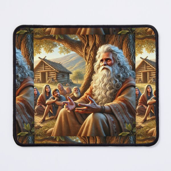 Item preview, "And Methuselah Lived an Hundred Eighty and Seven Years" – The Longevity of Methuselah Verse: Genesis 5:25 (KJV) designed and sold by Meta2Physical.