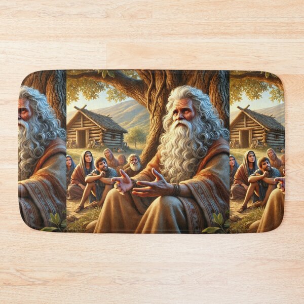 Item preview, "And Methuselah Lived an Hundred Eighty and Seven Years" – The Longevity of Methuselah Verse: Genesis 5:25 (KJV) designed and sold by Meta2Physical.