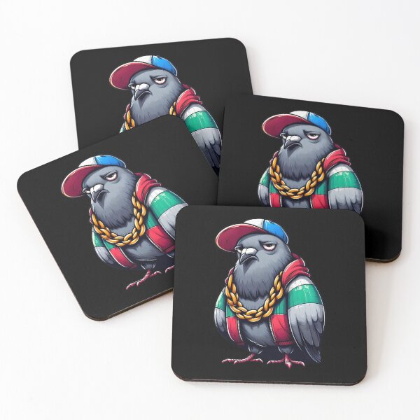 Item preview, hip hop pigeon designed and sold by CutOriginalArt.