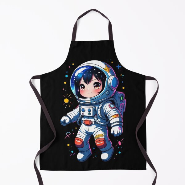 Item preview, Kawaii Space Explorer - Cute Anime Astronaut Girl in Stars designed and sold by TopUpDesign.