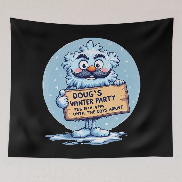 Item preview, A Celebration Of Dougs Winter Party designed and sold by GrulkeNedrow.