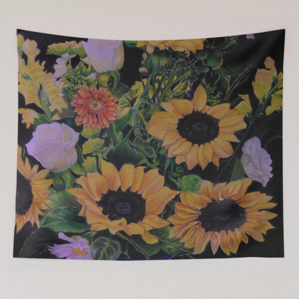 Aperçu de l'œuvre Vase de tournesol créée et vendue par kevinzegers19.