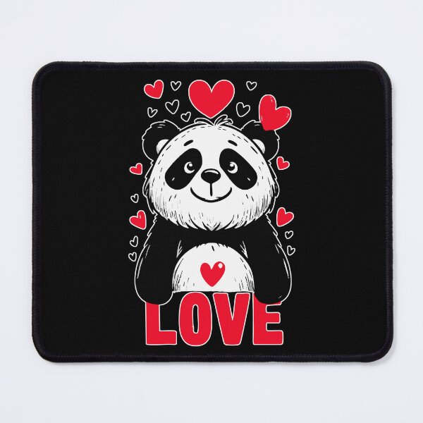 Item preview, Panda Happy Valentines Day designed and sold by TomFrontierArt.