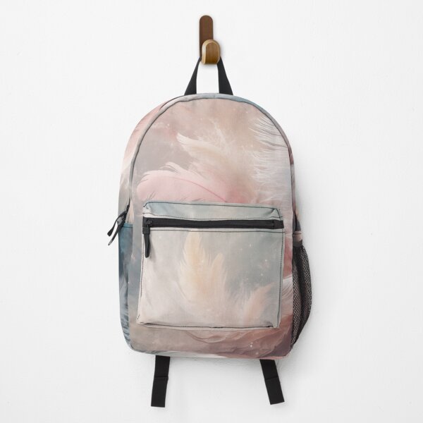 Item preview, Dreamy feathers in clouds, pastel shades, designed and sold by AussieConcepts.