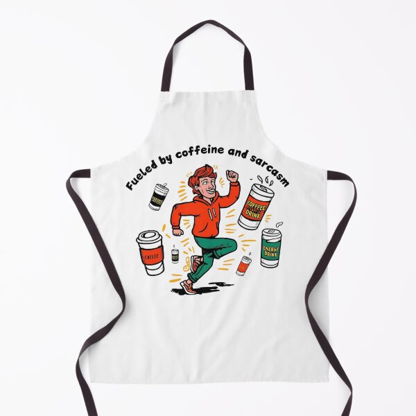 Item preview, Fueled by coffeine and sarcasm designed and sold by likeforcode.