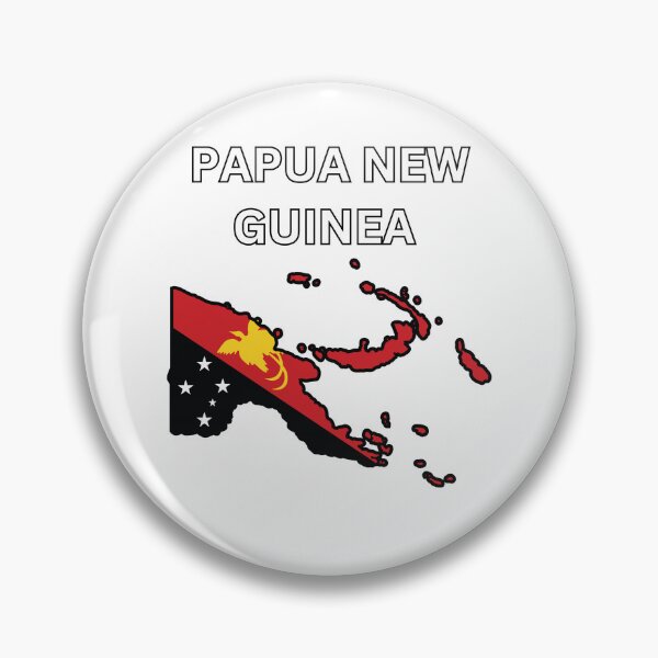 Item preview, Papua New Guinea Flag Map designed and sold by atomstartup.