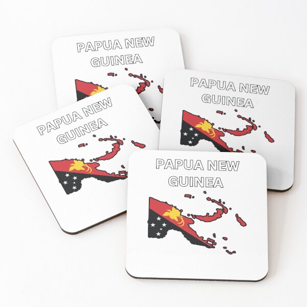 Item preview, Papua New Guinea Flag Map designed and sold by atomstartup.