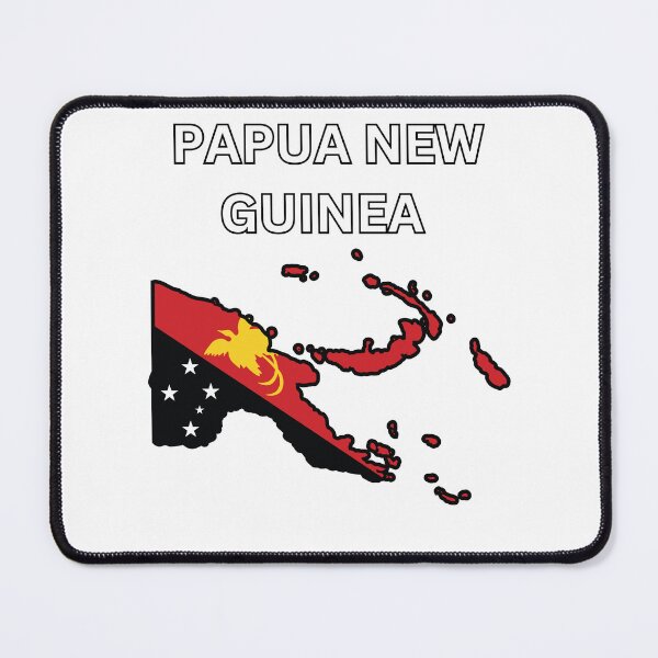 Item preview, Papua New Guinea Flag Map designed and sold by atomstartup.