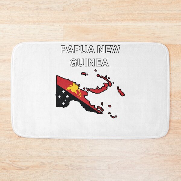 Item preview, Papua New Guinea Flag Map designed and sold by atomstartup.