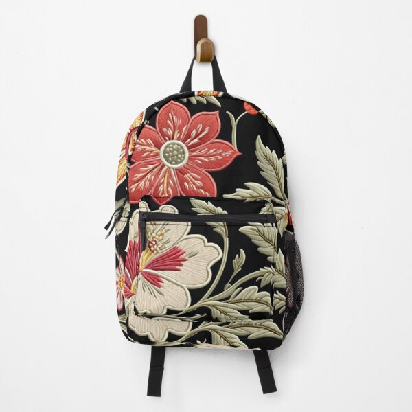 Item preview, Fantasy flowers in retro, vintage, jacobean embroidery style designed and sold by Giuseppe Cammino.