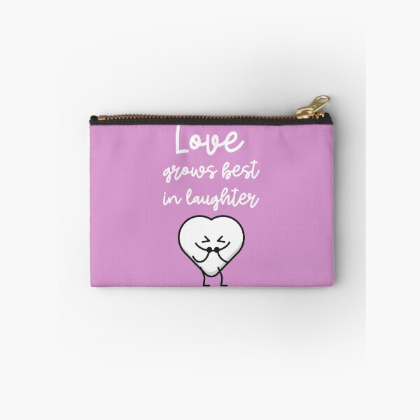 Item preview, Love Grows Best In Laughter - Cute Heart Illustration - Print-on-Demand Design designed and sold by ImagineRainbows.