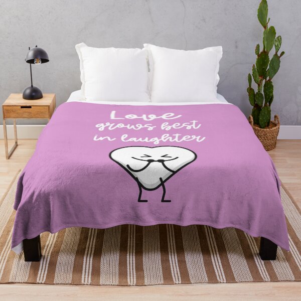 Item preview, Love Grows Best In Laughter - Cute Heart Illustration - Print-on-Demand Design designed and sold by ImagineRainbows.